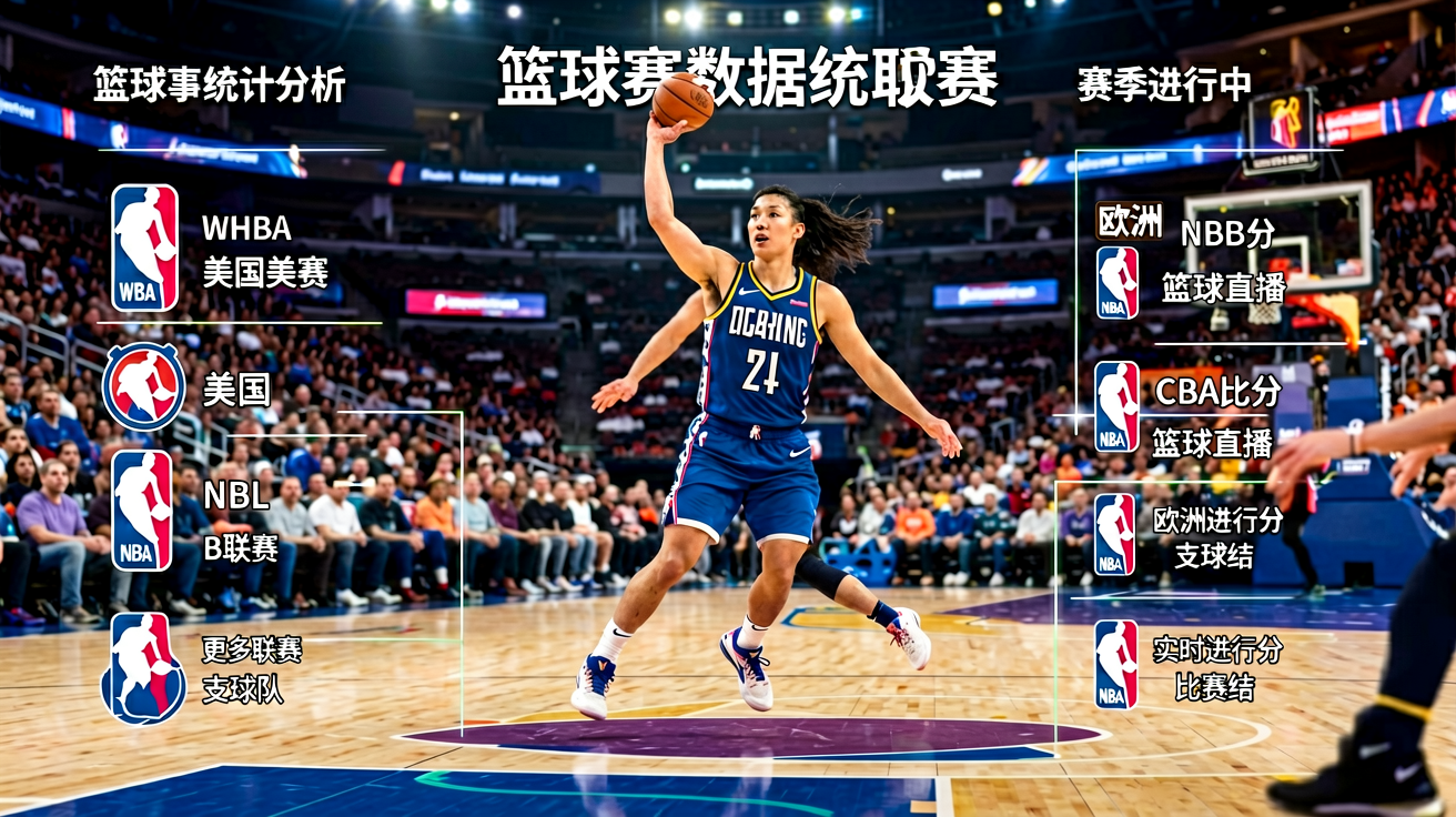 篮球赛事数据统计分析界面